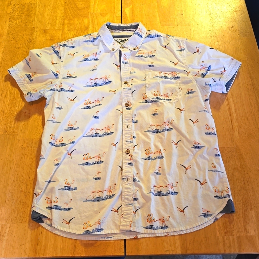 Men's Flamningo Print Shirt